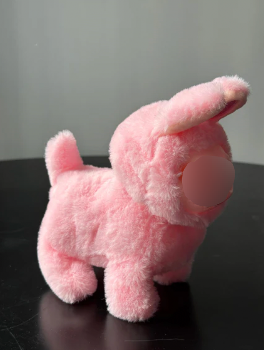 Lafufu Singing Lights Battery Horse Dog Toy Walking Electronic Pets