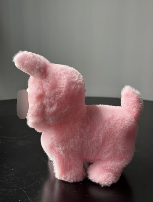 Lafufu Singing Lights Battery Horse Dog Toy Walking Electronic Pets