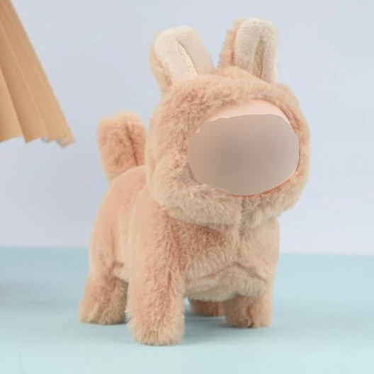 Lafufu Singing Lights Battery Horse Dog Toy Walking Electronic Pets
